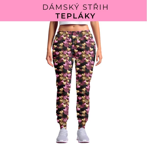 DÁMSKÝ střih - tepláky