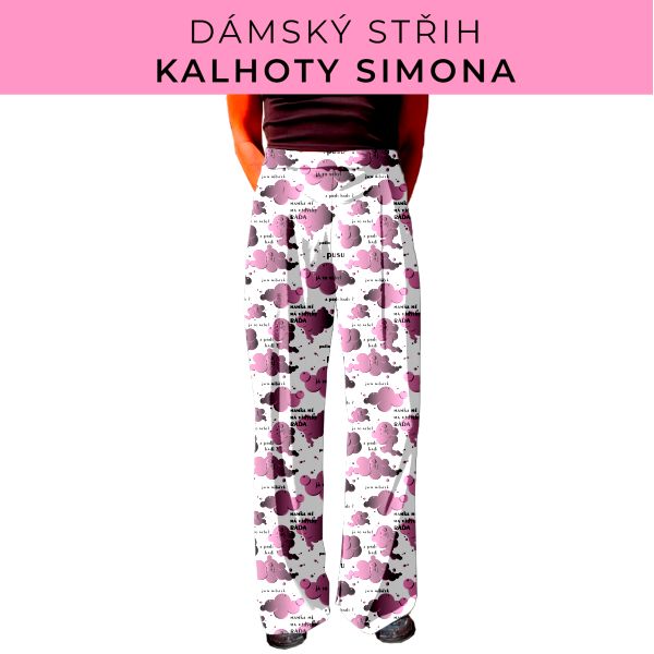 Dámský střih - kalhoty Simona