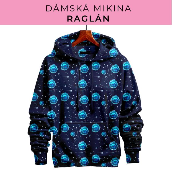 DÁMSKÝ střih - mikina raglán