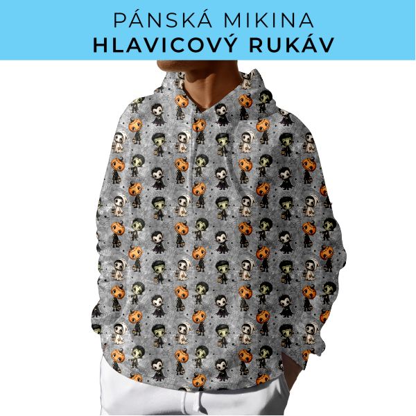 PÁNSKÝ střih - mikina s kapucí