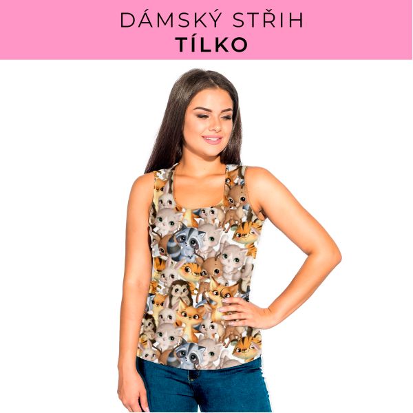 DÁMSKÝ střih - Tílko a kalhoty 