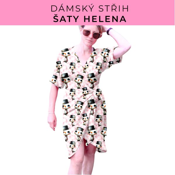 Dámský střih na šaty  Helena