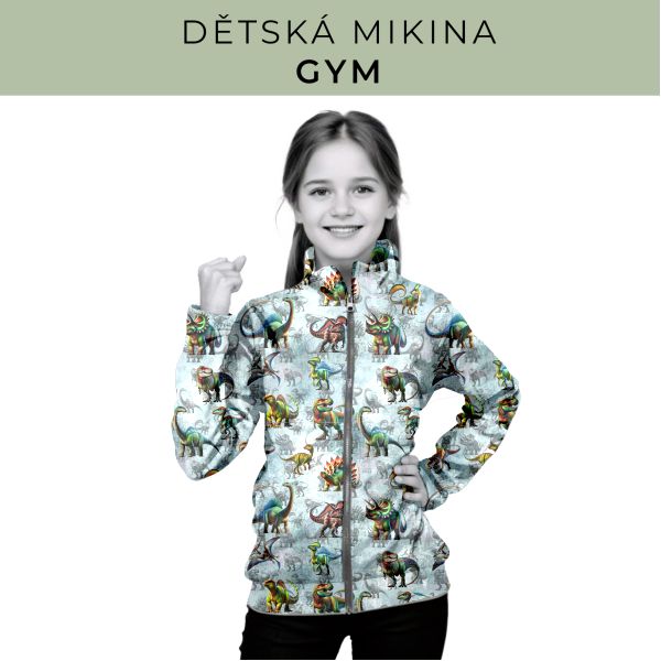 Dětská střih - mikina GYM