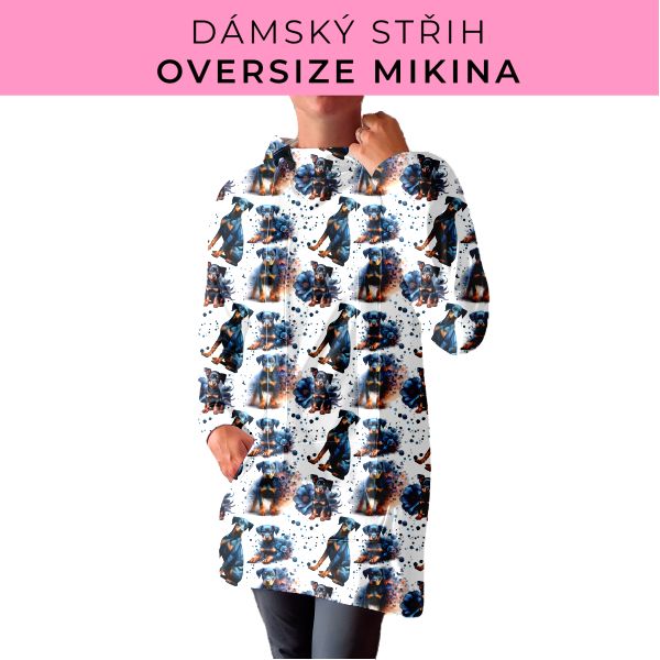 DÁMSKÝ střih - Oversize mikina