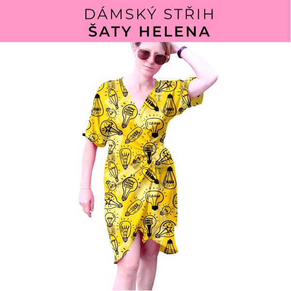Dámský střih na šaty  Helena