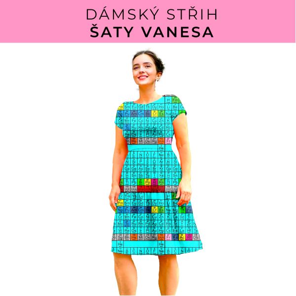 Dámský střih šaty Vanesa