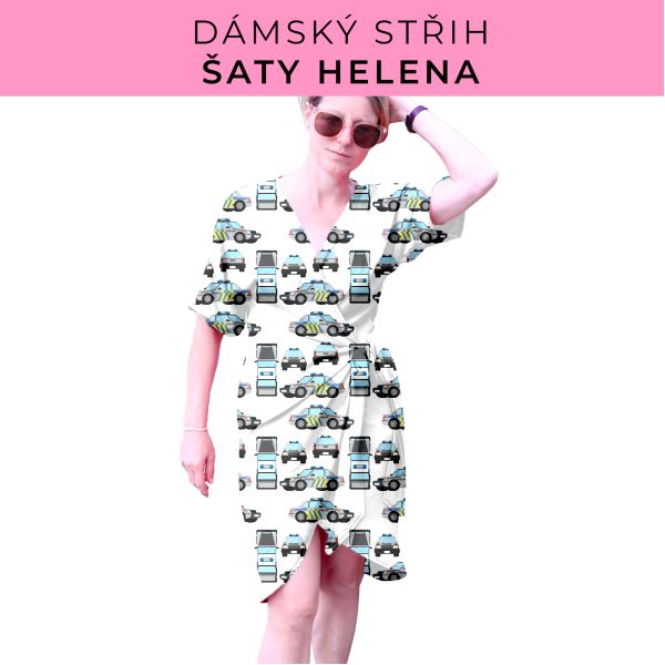 Dámský střih na šaty  Helena