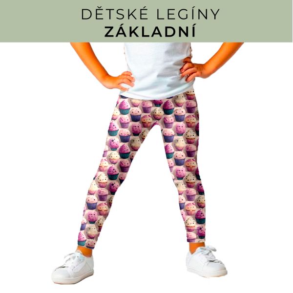 DĚTSKÝ střih - legíny základní