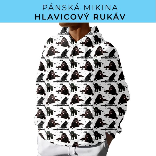 PÁNSKÝ střih - mikina s kapucí