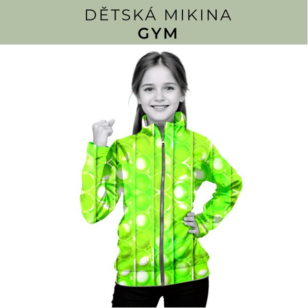 Dětská střih - mikina GYM