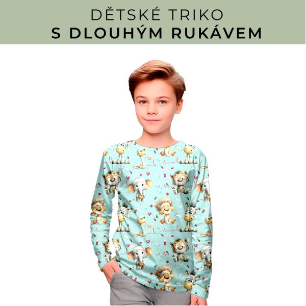 DĚTSKÝ střih - triko dlouhý rukáv