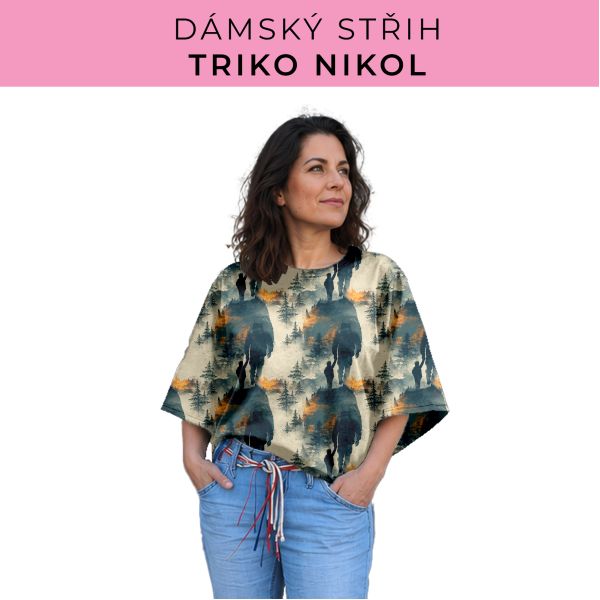 Dámský střih -  triko Nikol
