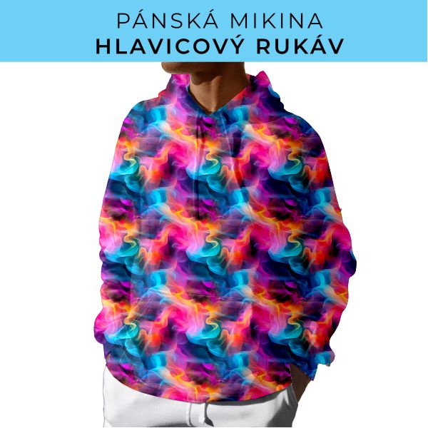PÁNSKÝ střih - mikina s kapucí