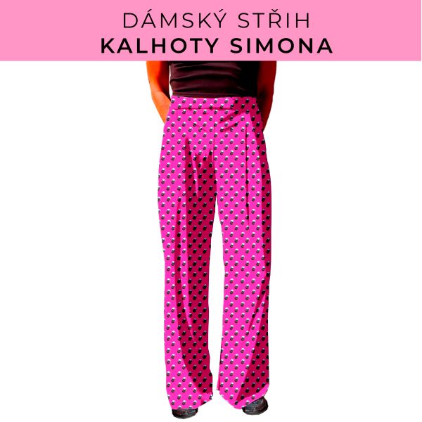 Dámský střih - kalhoty Simona