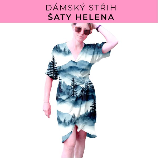 Dámský střih na šaty  Helena