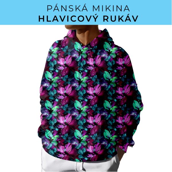 PÁNSKÝ střih - mikina s kapucí