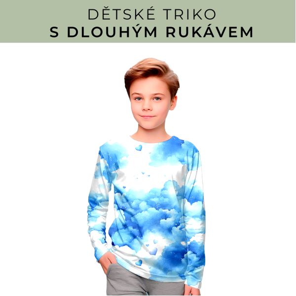 DĚTSKÝ střih - triko dlouhý rukáv