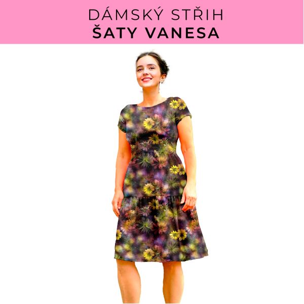Dámský střih šaty Vanesa