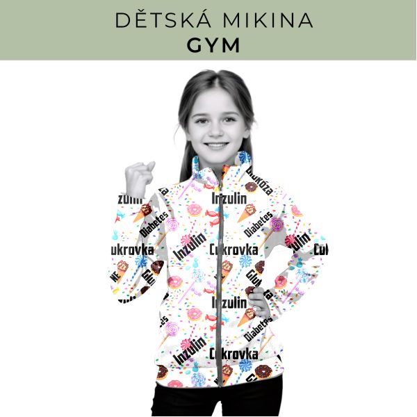 Dětská střih - mikina GYM