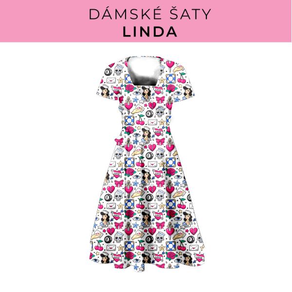 DÁMSKÝ střih - šaty Linda