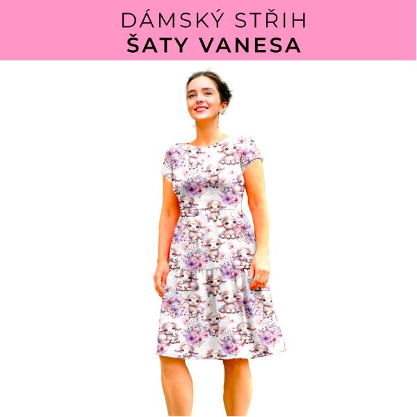 Dámský střih šaty Vanesa