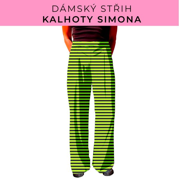 Dámský střih - kalhoty Simona