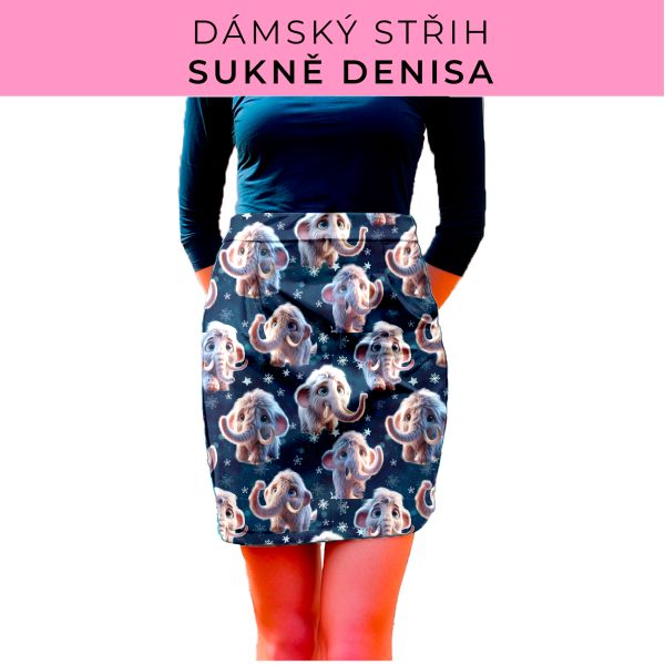 Dámský střih - Dámská sukně Denisa