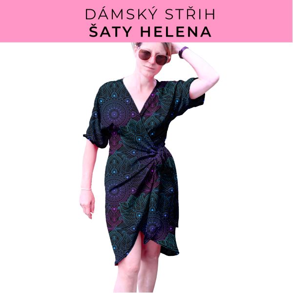 Dámský střih na šaty  Helena