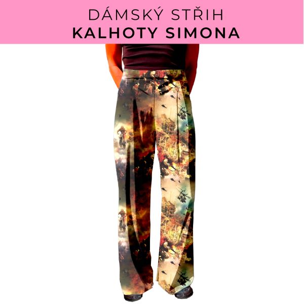 Dámský střih - kalhoty Simona