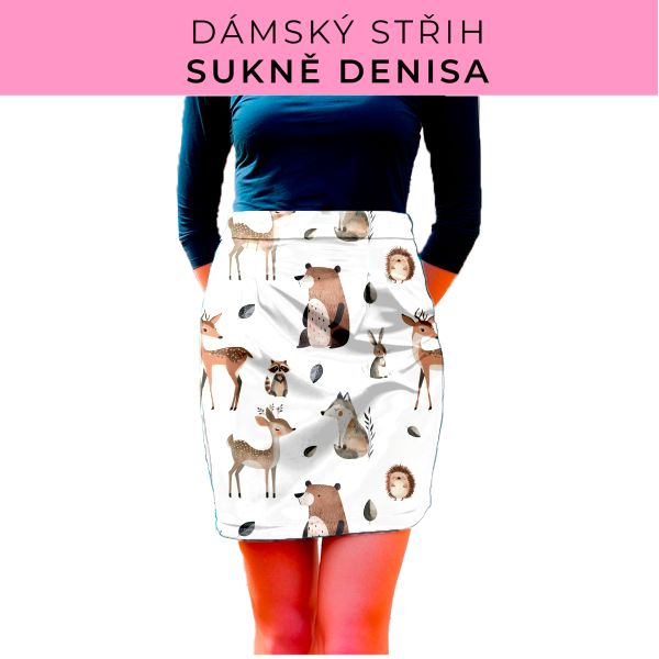 Dámský střih - Dámská sukně Denisa