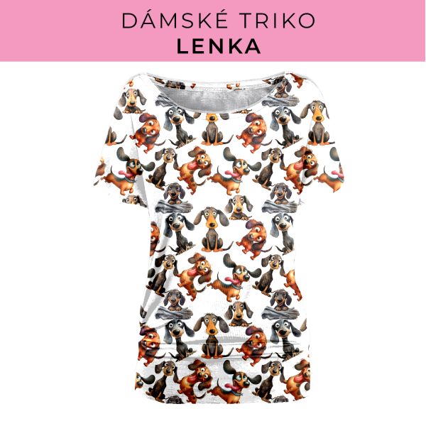 DÁMSKÝ střih - Triko Lenka
