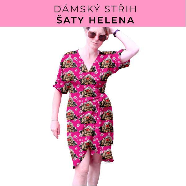 Dámský střih na šaty  Helena