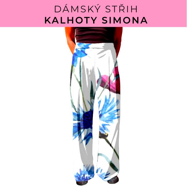 Dámský střih - kalhoty Simona