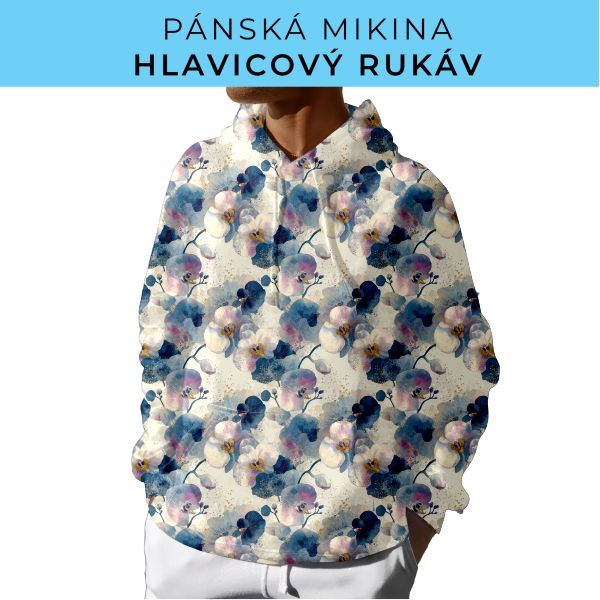 PÁNSKÝ střih - mikina s kapucí