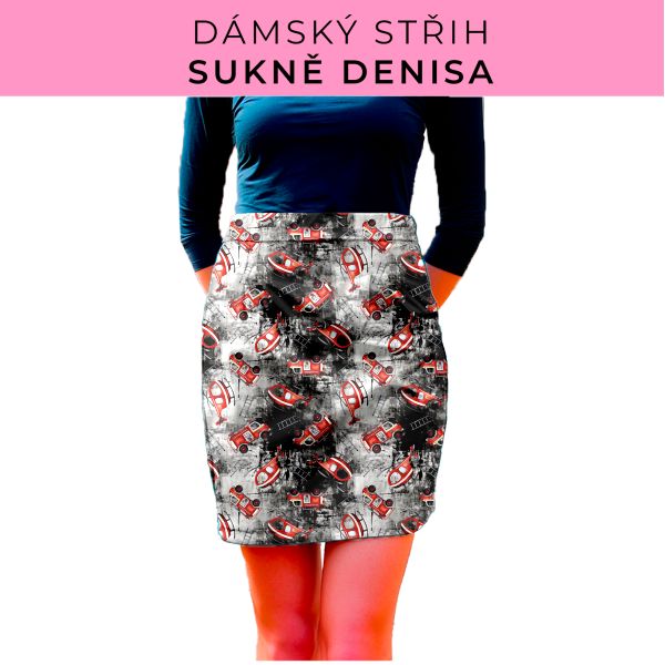 Dámský střih - Dámská sukně Denisa