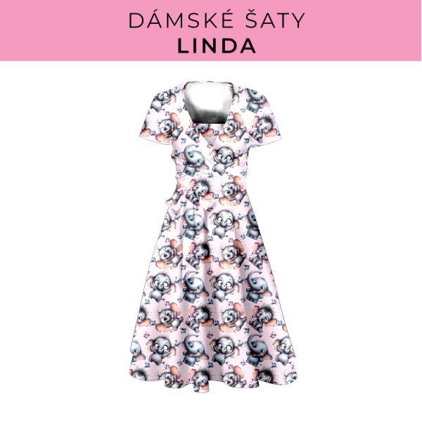 DÁMSKÝ střih - šaty Linda