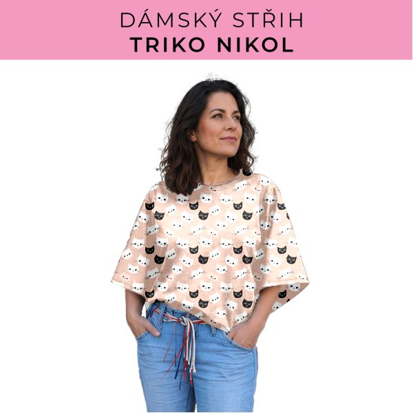 Dámský střih -  triko Nikol