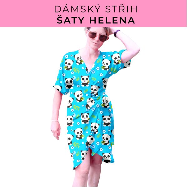 Dámský střih na šaty  Helena