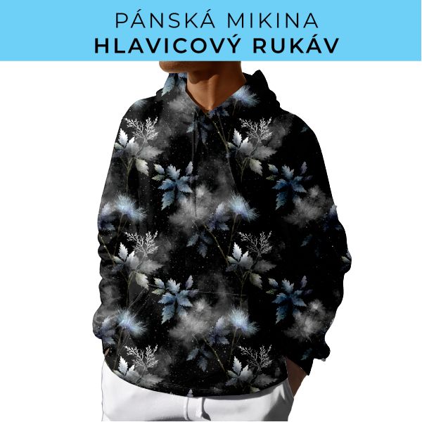PÁNSKÝ střih - mikina s kapucí
