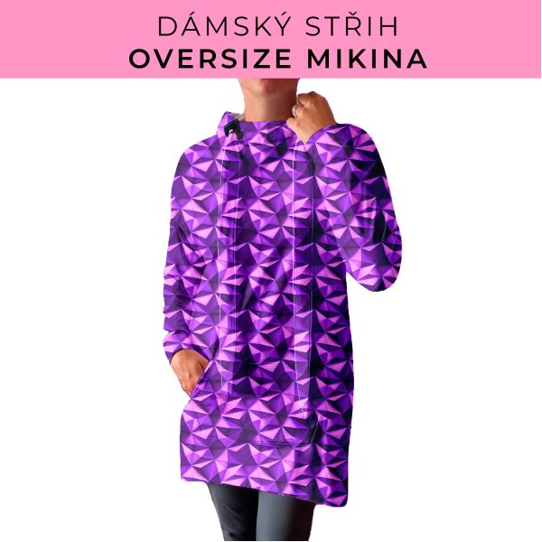 DÁMSKÝ střih - Oversize mikina