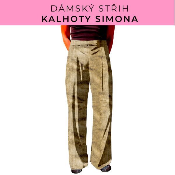 Dámský střih - kalhoty Simona