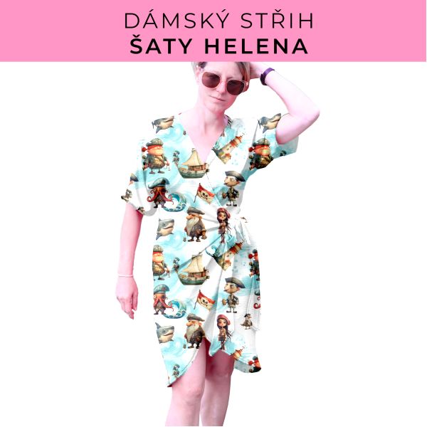 Dámský střih na šaty  Helena