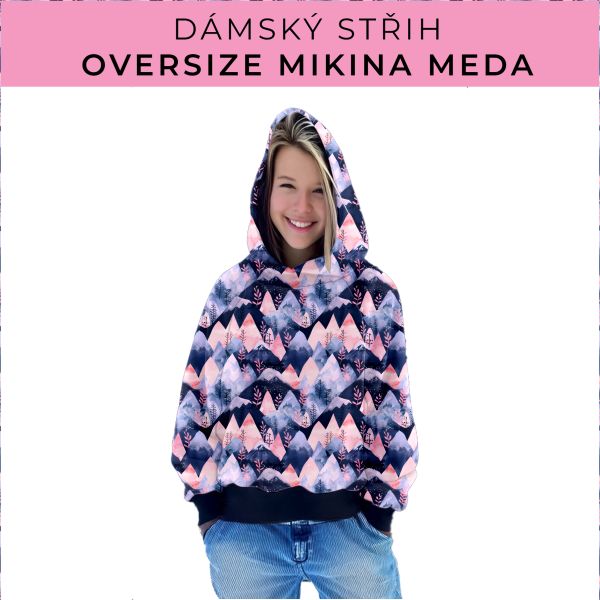 Dámský střih - mikina Meda