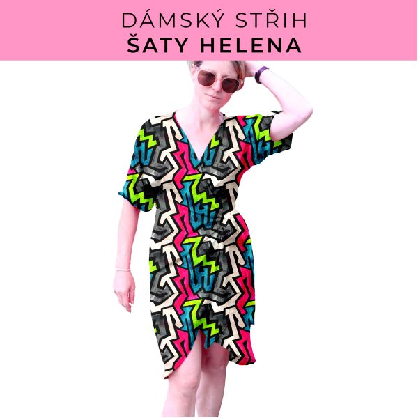 Dámský střih na šaty  Helena
