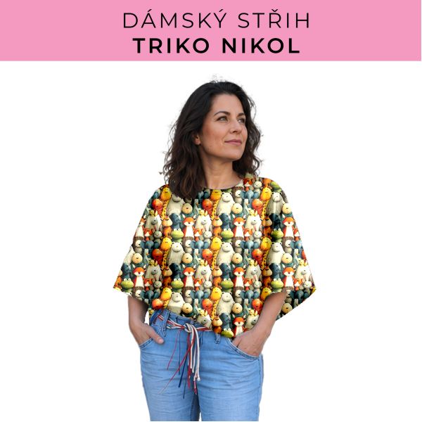 Dámský střih -  triko Nikol