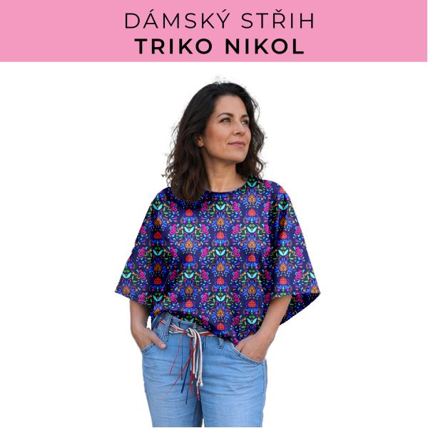 Dámský střih -  triko Nikol