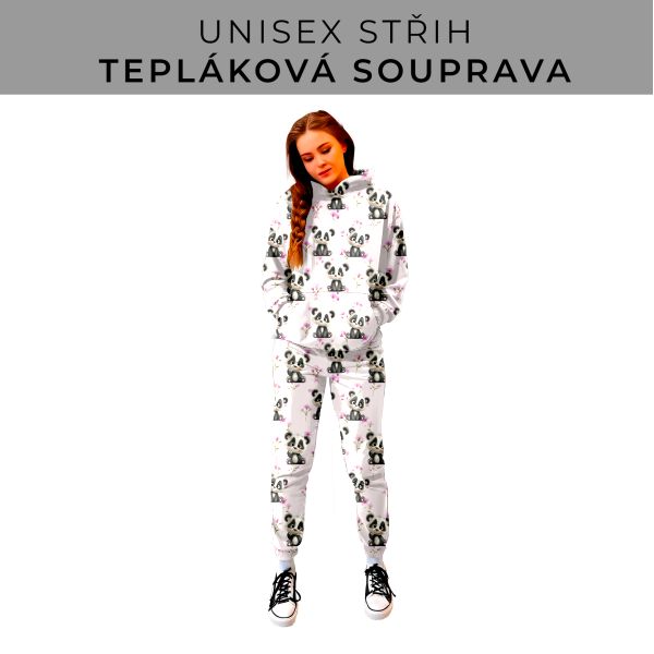 DÁMSKÝ střih - SET mikina a tepláky 