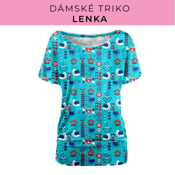 DÁMSKÝ střih - Triko Lenka