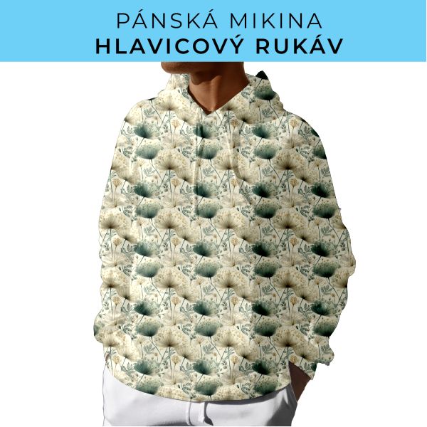PÁNSKÝ střih - mikina s kapucí