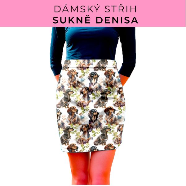 Dámský střih - Dámská sukně Denisa